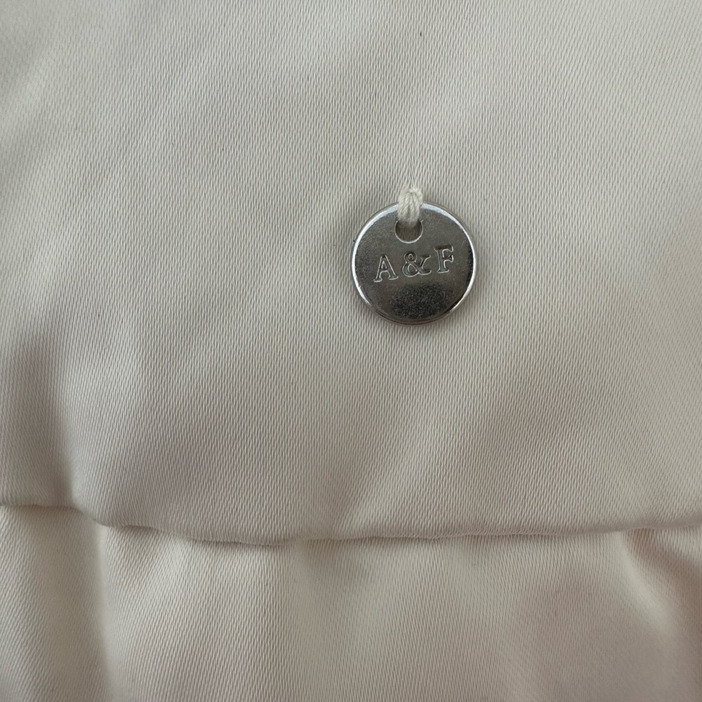 Abercrombie & Fitch Satin Bomber Jacket Sz S - Picture 7 of 8